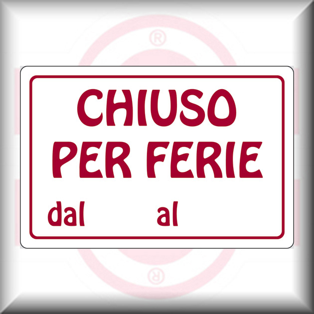 chiuso per ferie