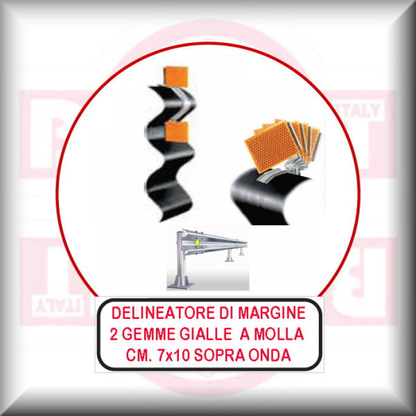 Delineatore defleco in gomma 